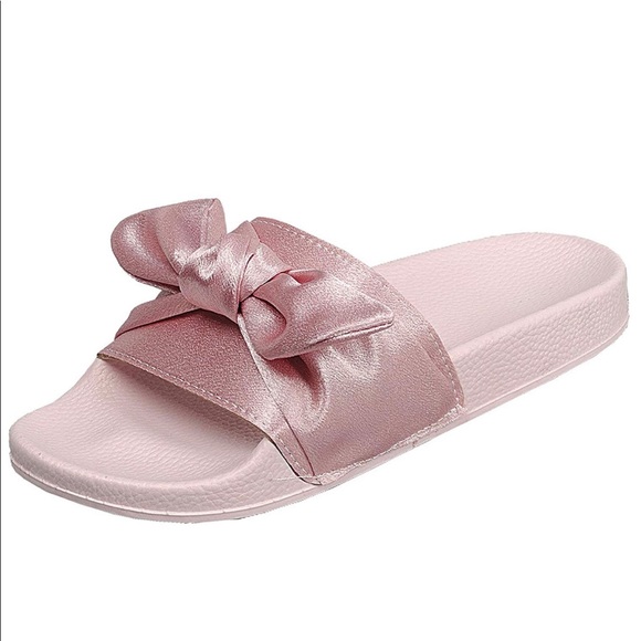 ✅Womens Open Toe Bow Knot Mules Slide Sandals. - Picture 3 of 7